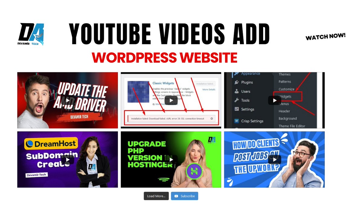 devamir74's tweet image. ওয়ার্ডপ্রেস ওয়েবসাইটে ইউটিউব চ্যানেল ভিডিও যোগ করুন।।

Add YouTube Video to WordPress Website |
youtu.be/JK_C4WTqiFA
-
-
-
devamir74 #devmairtech #devmair #wpdevsquad #wordpressexpert #wordpress 
#webseries2024 #webdesign #webdevelopment #tipsandtricks #wordpresstips
