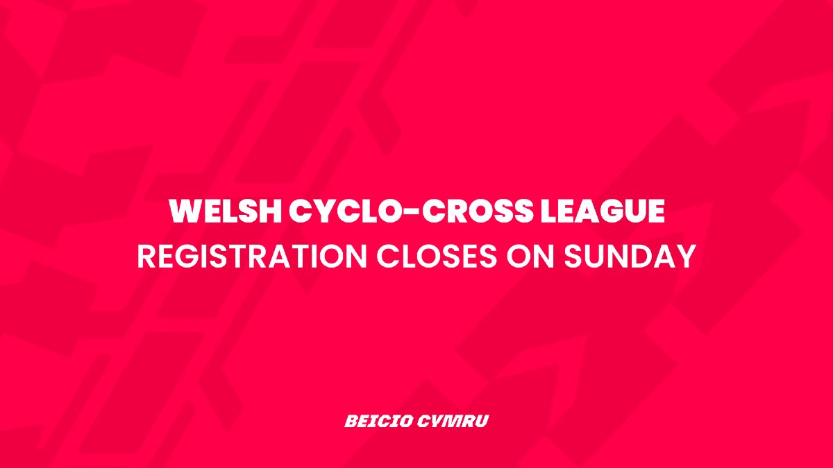 🚨 Welsh Cyclo-Cross league registration closes tomorrow! 🚨

Don’t miss your chance to be part of this exciting season!

Whether you're a seasoned pro or new to the scene, this league is a fantastic way to challenge yourself and have a blast with fellow riders. 

Get your entry