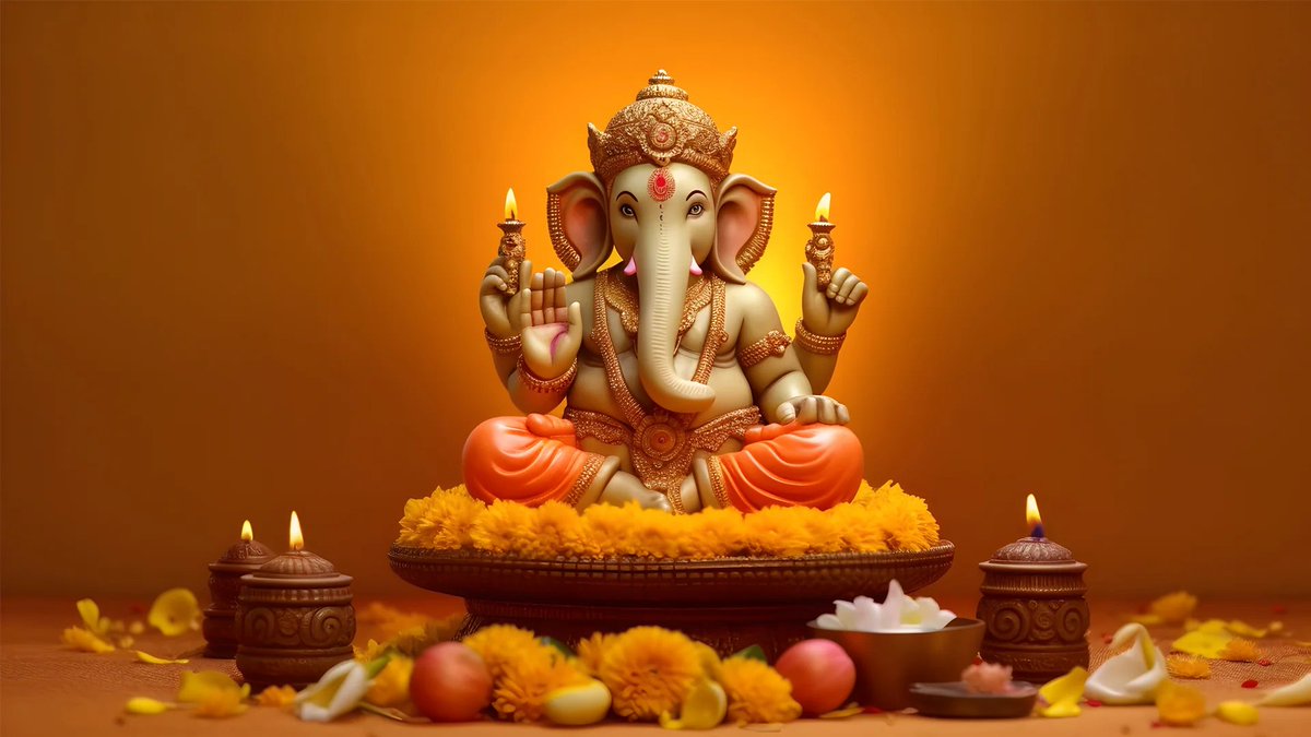 🪔🎉 Happy Ganesh Chaturthi! May Lord Ganesha bless you with wisdom, prosperity, and new beginnings. Let’s celebrate with joy and gratitude as we welcome this auspicious occasion. Ganpati Bappa Morya! 🐘✨

🙏 #GaneshChaturthi #GanpatiBappaMorya #FestiveJoy #NewBeginnings #Ramja