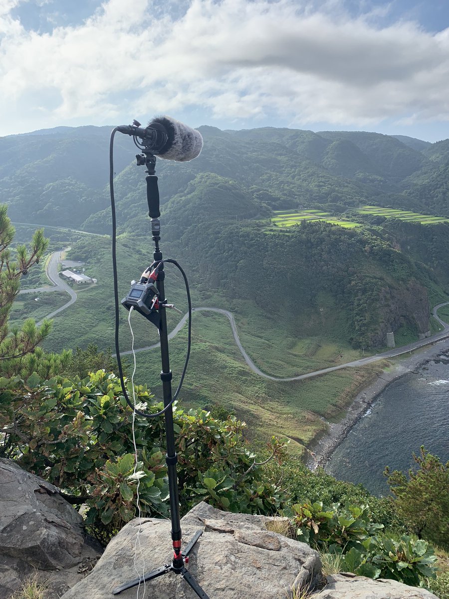 traineesoldier's tweet image. 絶景からの収録