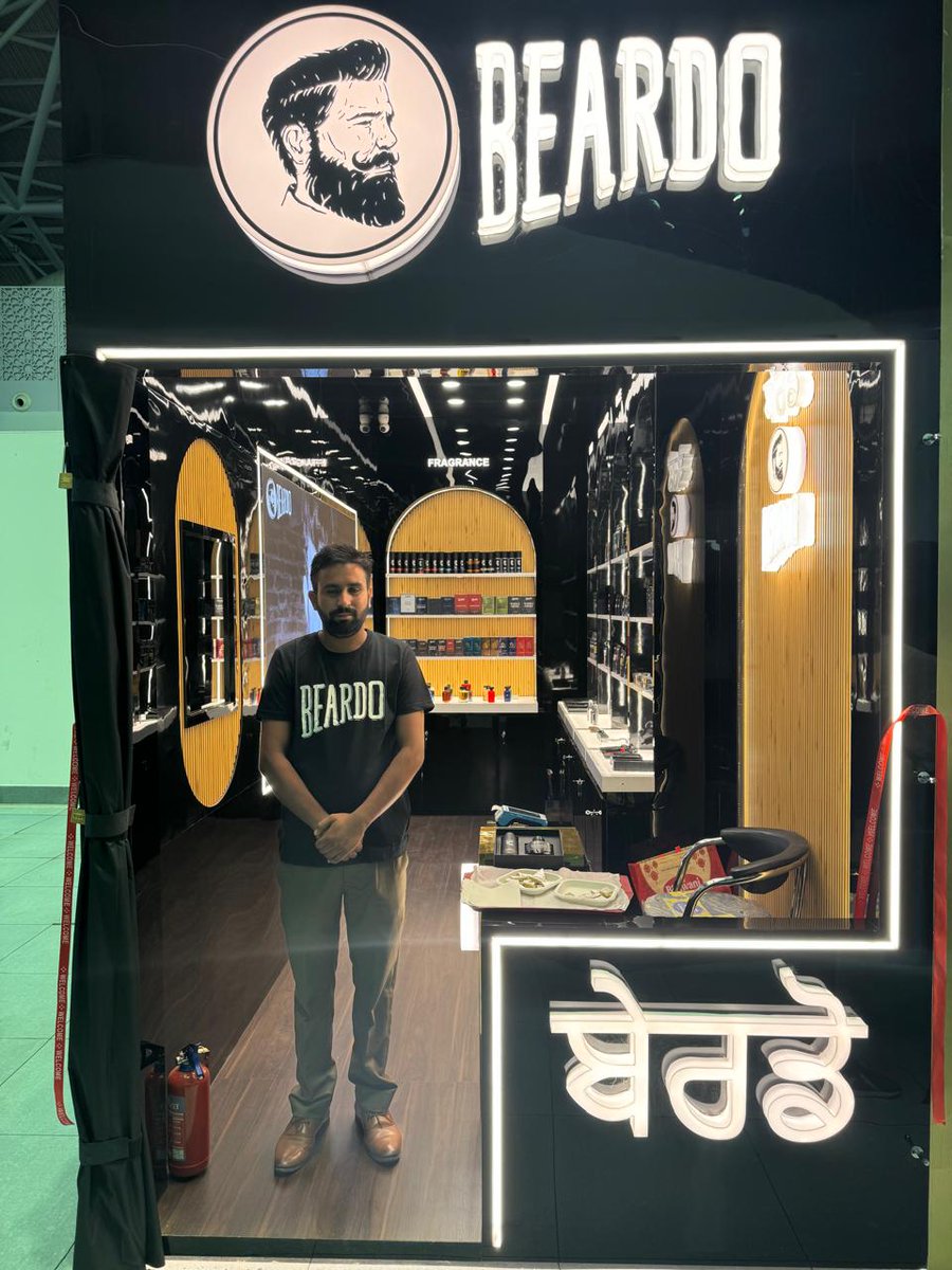aaiasrairport's tweet image. 🛫 New premium shopping outlets, including **Forest Essentials** and **Beardo**, have been opened at Amritsar Airport! Now, you can grab luxury skincare and grooming essentials before you fly. #AmritsarAirport #TravelInStyle #ForestEssentials #Beardo