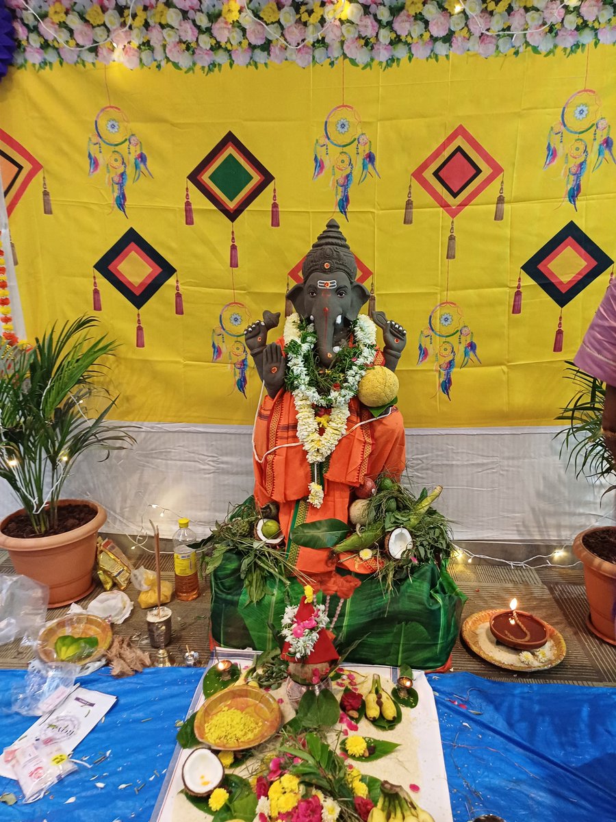MSR_Cosmos's tweet photo. At MSRCosmos, we celebrated the auspicious occasion of #GaneshChaturthi, embracing the spirit of new beginnings and prosperity. May Lord Ganesha guide us in overcoming obstacles and inspire growth in our personal and professional journeys. Wishing everyone a successful year ahead https://t.co/r3tdT4NA8s