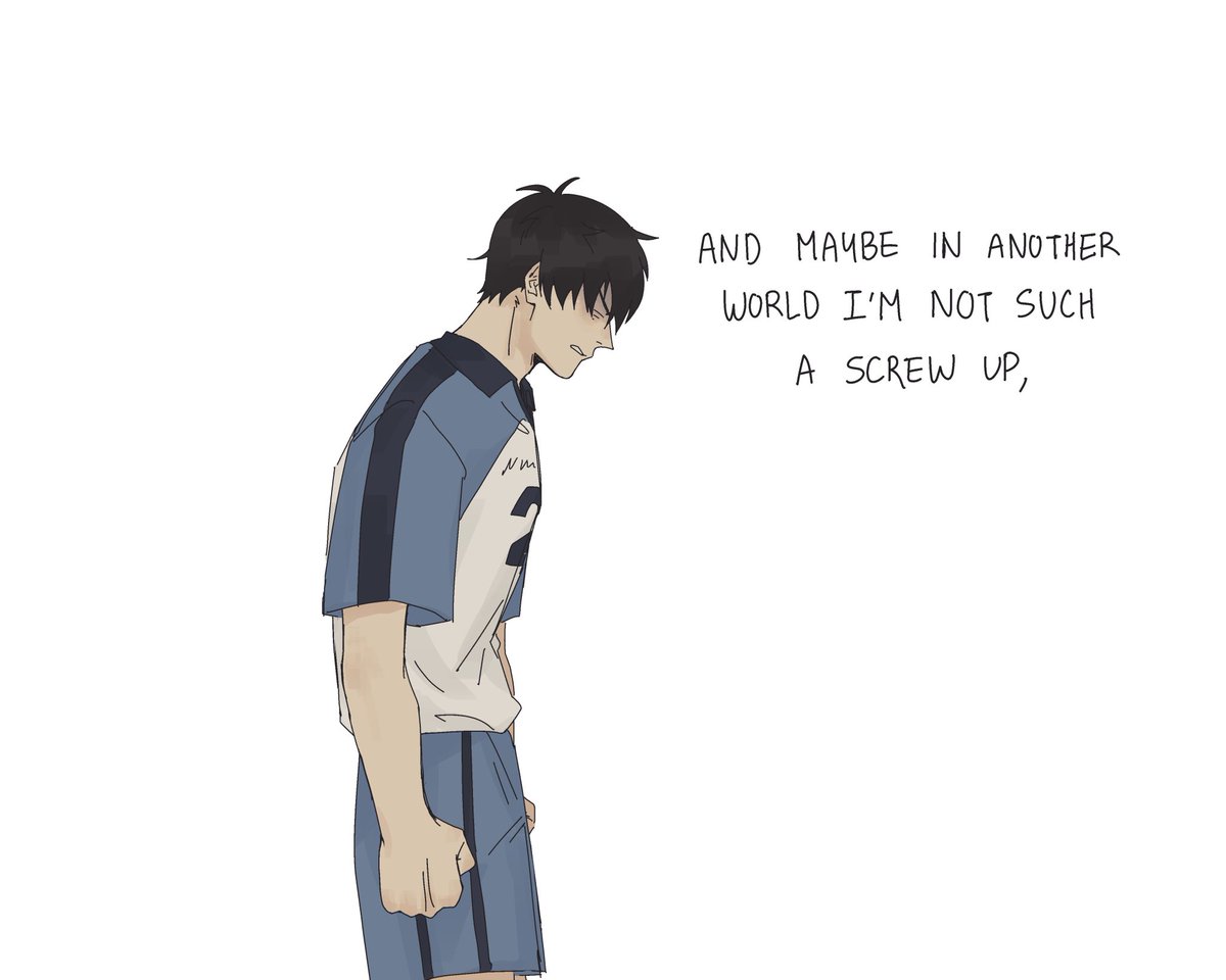 wontoneroni's tweet image. It’s cry about kageyama time for me 🥲#haikyuu