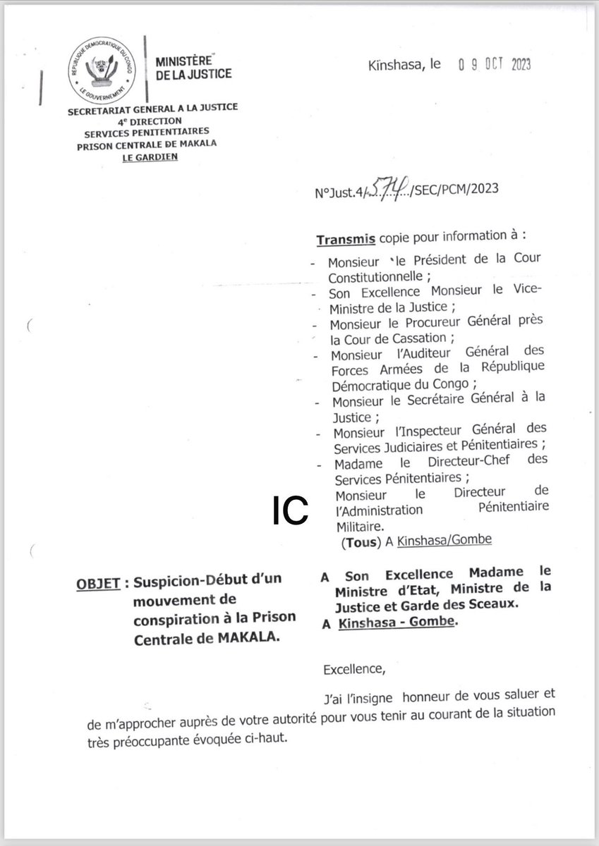 modumbani's tweet photo. 📢 Tragédie de Makala urgence d'une réforme de la politique carcérale. L'anticipation est essentielle pour garantir les droits des détenus et éviter les crises. "Une politique carcérale efficace se construit sur l’anticipation des besoins et le respect de la dignité humaine." MLS https://t.co/hf0Fi15Su5
