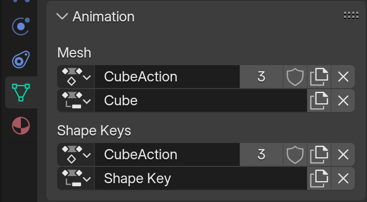 FINALLY we have Action selectors in Blender's Properties Editor! 🥳 

For the first time since v2.50 can you select which Action animates your Mesh, World, Scene, Material, etc.

Try them out → builder.blender.org/download/daily/

#b3d #blender3d #animation #devfund #development