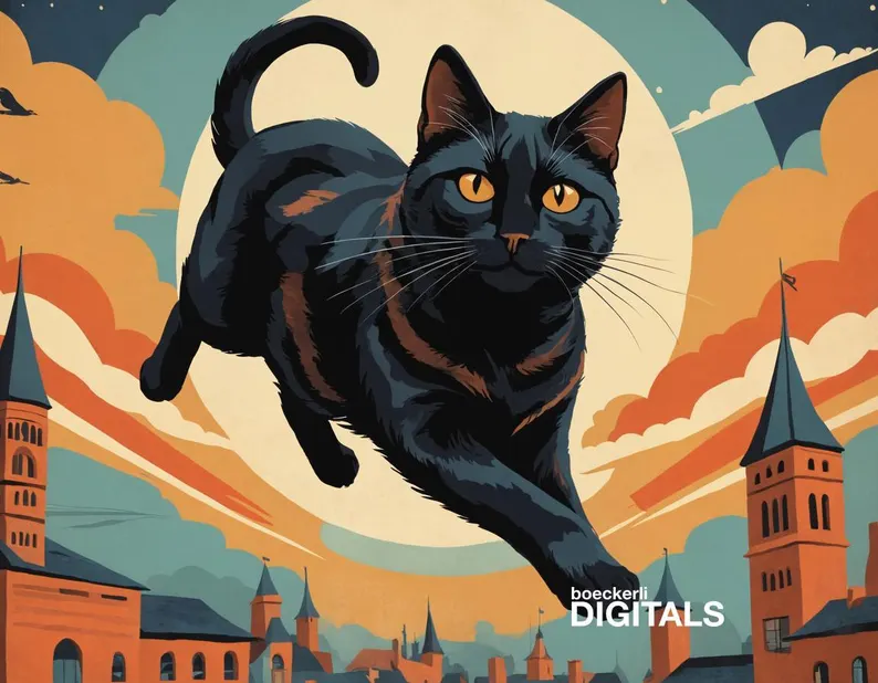 Do you like cats ? 🐱 

etsy.com/listing/177574…

#etsystore #aiart #digitalart #genius #boeckerli #readytoprint