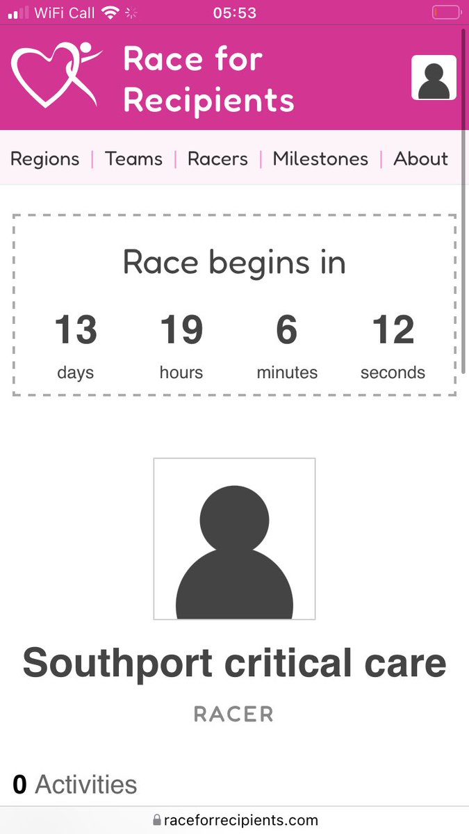 Southport Critical Care Unit (@teamcritcare) on Twitter photo Come on team
We have signed up for <a href="/R4R2024/">#RaceforRecipients</a>
Raising awareness of organ donation #teambuilding #AutumnActivity Come on team
We have signed up for <a href="/R4R2024/">#RaceforRecipients</a>
Raising awareness of organ donation #teambuilding #AutumnActivity