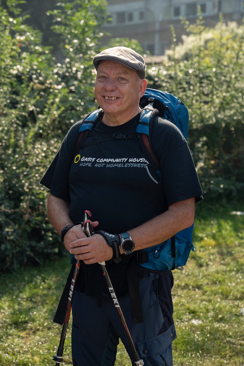 oasiscomhousing's tweet photo. ποΈ On this day last year...
Supporter @tynephilΒ set off on his challenge to walk the 385 miles from our No.3 project in South London to our Basis Gateshead homeless drop-in centre.
The incredible journey took 44 days raising over Β£1,500 to bring #HopeNotHomelessness
(1/2) https://t.co/09uy2k95eH