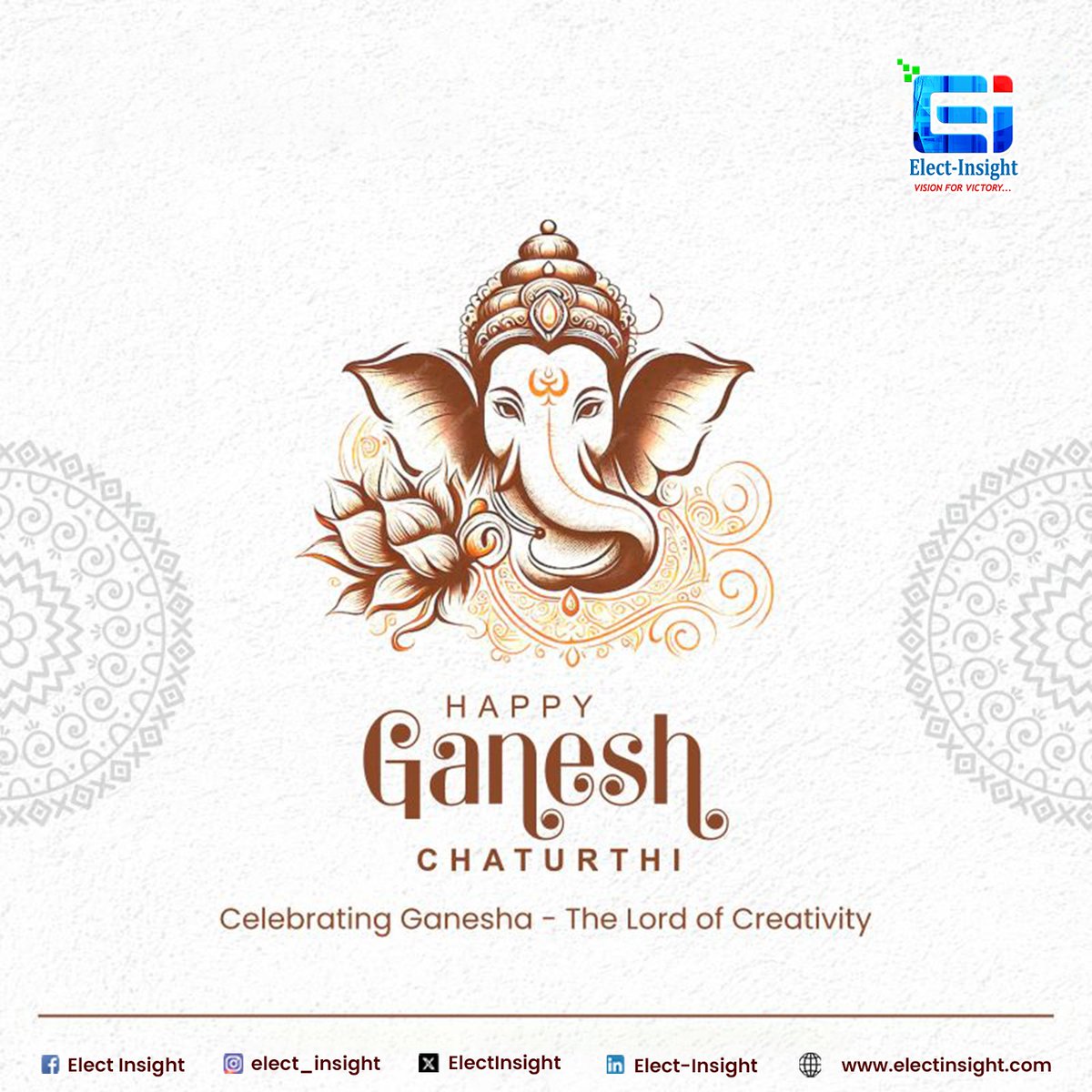 ElectInsight's tweet photo. Happy Ganesh Chaturthi
.
.
.
#ganeshchaturthi #blessings #Festivals https://t.co/RQH8ixbxye
