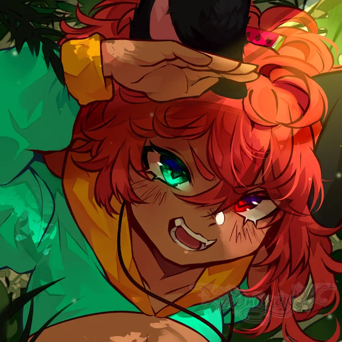 WAHOO!! got finished with an icon comm and good work in on another commm <33!!   Tysm to everyone who stopped by and   and  for the raids!!