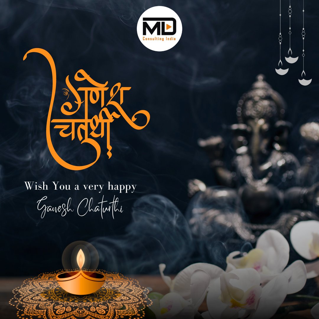 Manavsarin_'s tweet photo. 🙏 On this Ganesh Chaturthi, may Lord Ganesha bring you wisdom, prosperity, and endless success. Wishing you a year of growth and positive beginnings. 🕉️ 

#MDConsultingIndia #GanpatiBappaMorya #SuccessAndProsperity https://t.co/FyfEAihHom