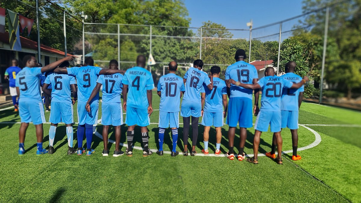 WHOSouthSudan's tweet photo. Getting active is the first important step in the battle against non-communicable diseases. Also, In today's football tournament in Juba, @WHOSouthSudan competed against @undpsouthsudan &amp; @WFP_SouthSudan to champion health for all. https://t.co/JuKMeCL5YT