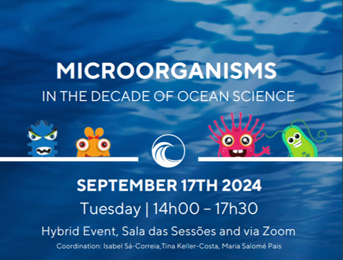 🦠Decorrerá no próximo dia 17 de setembro o evento “Microrganismos na Década da Ciências do Oceano” na Academia das Ciências de Lisboa. 

📌Formatos presencial e zoom

Mais informação: spmicrobiologia.wordpress.com/2024/09/06/imd…