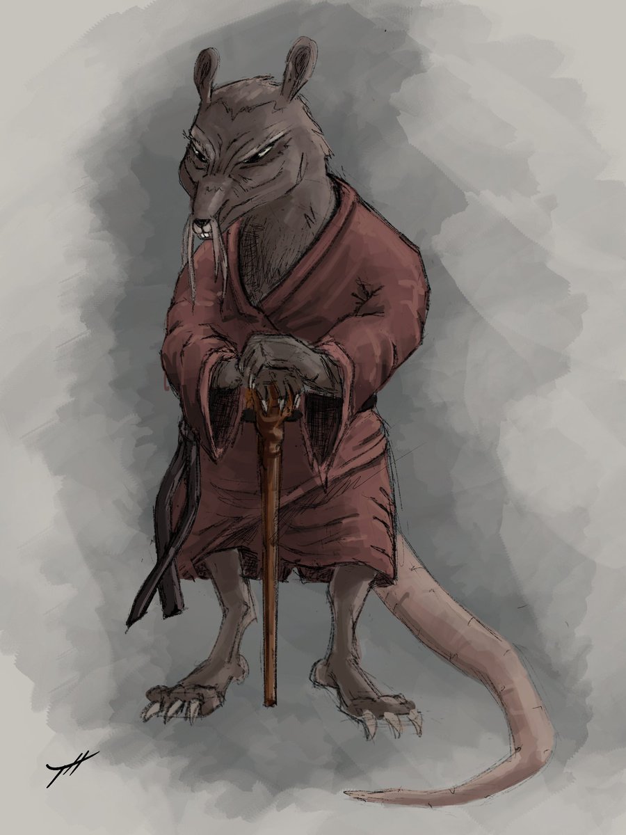 Splinter doodle. This was a lot harder, but so fun!