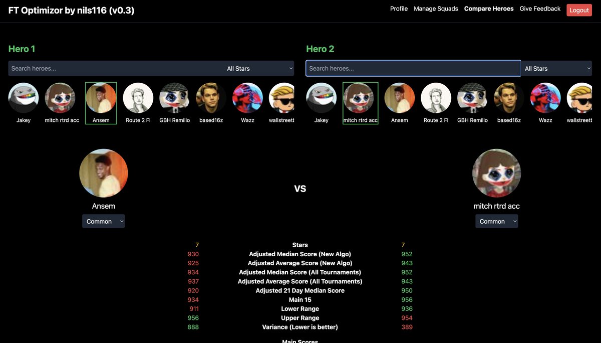 Optimize to Earn ⚔️🏆

🩵 Seamless Onboarding
👤 One-Click Profile Import
🌺 Vanilla Deck Builder with Auto-Fill Suggestions
🦸 Hero vs. Hero Comparison

Giveaway 🎁
RT + Share your favorite 'auto-fill' suggestion in response to this post to potentially win a Free Tactic!