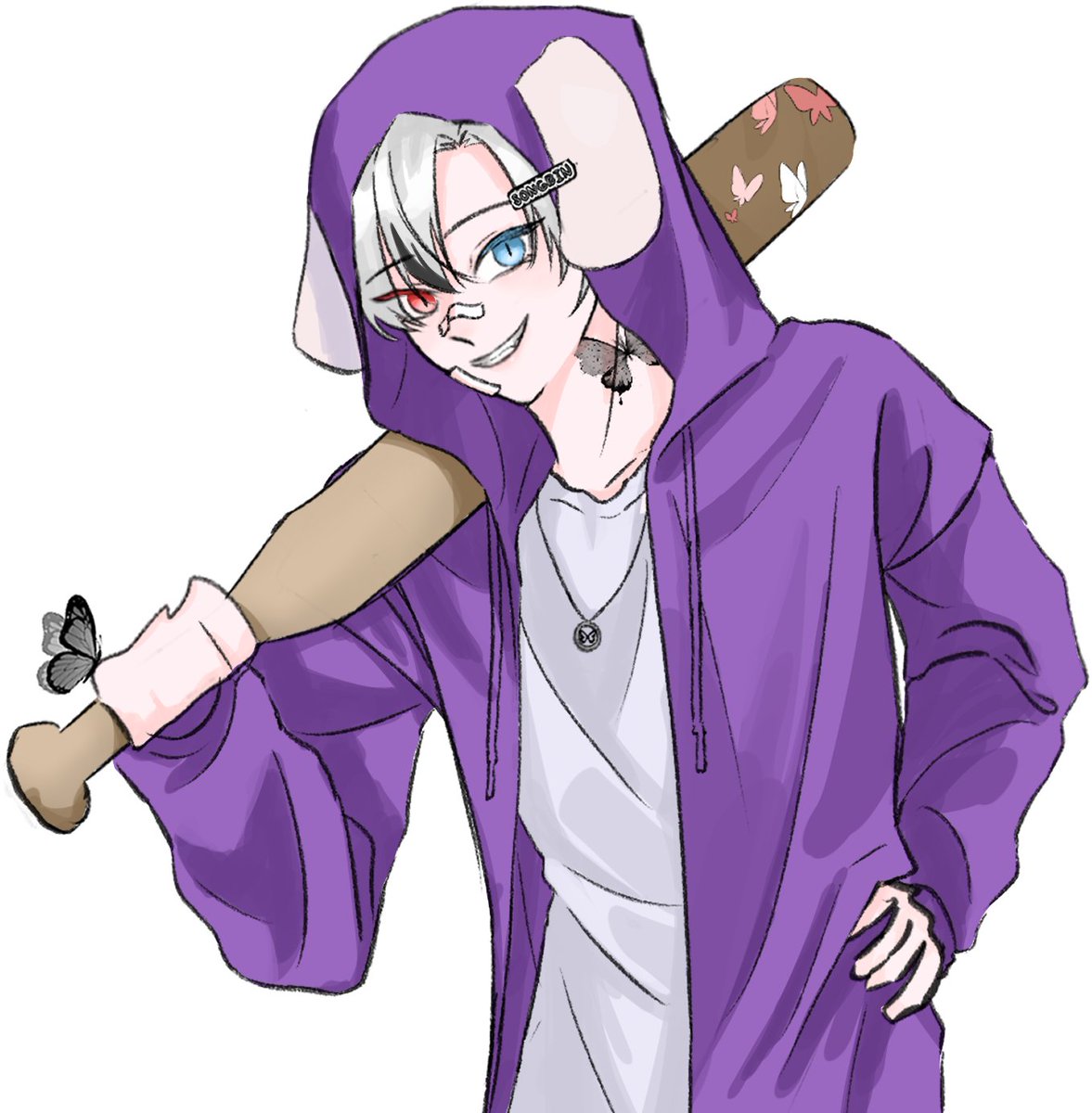 트친분들 ! 전 귀엽지 않다니깐요..?  몽둥이.. 들고왔습니다 

치지직 자주 놀로와야겠지요..? 안오면 ,,,(ㅎㅎ)

그려주신 분 <<a href="/nalu_530/">윤나루</a>>