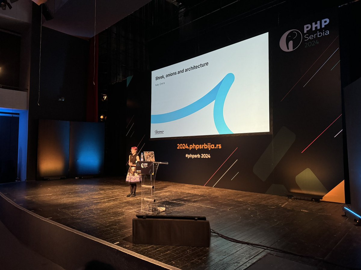 PHP Serbia (@phpsrbija) on Twitter photo 🔧 Up next at PHP Serbia 2024: <a href="/maccath/">Katy Ereira</a> with Shrek, Onions, and Architecture! 🧅 Ever dealt with a codebase so complex it makes you cry? Learn how to tackle those layers of complexity!
#PHP #CodeArchitecture #phpsrb 🔧 Up next at PHP Serbia 2024: <a href="/maccath/">Katy Ereira</a> with Shrek, Onions, and Architecture! 🧅 Ever dealt with a codebase so complex it makes you cry? Learn how to tackle those layers of complexity!
#PHP #CodeArchitecture #phpsrb