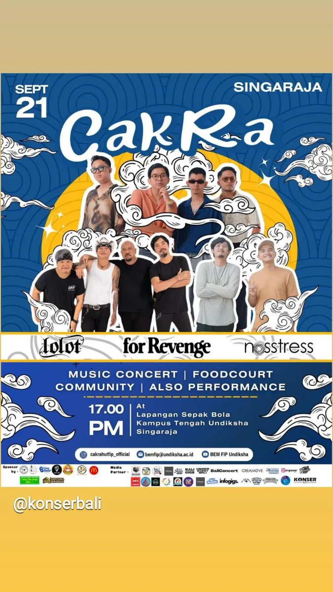 Music Gigs in Bali Island. Festival musik di Pulau Bali.
Jangan lupa datang dan saksikan!!!
#gigs #music #perform #festival #parade #band #bands #events #event #acara #bali