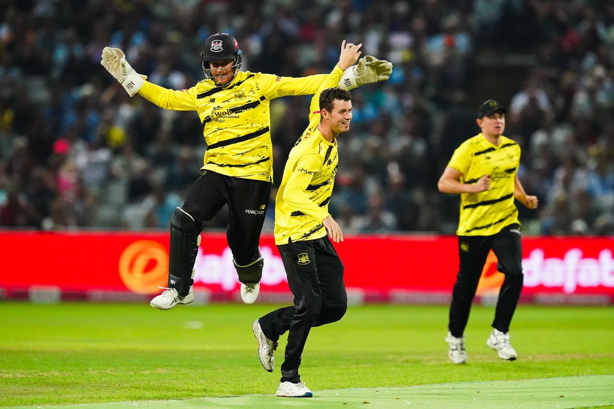 Did last night really happen?! 🤩 Gloucestershire are off to Finals Day!! 

📷 Robbie Stephenson / <a href="/Gloscricket/">Gloucestershire Cricket 🏆</a> 

#GloucestershireCricket #BecomeGlorious #Cricket #VitalityBlast #FinalsDay #CricketFans
