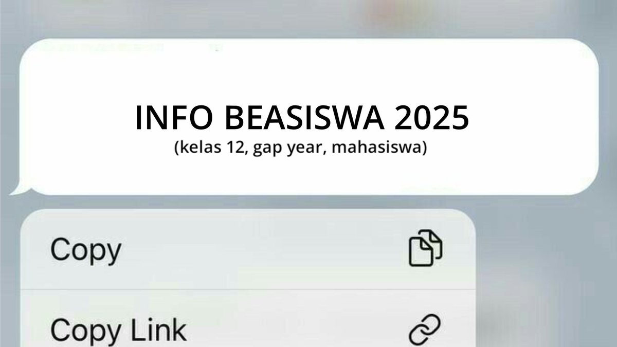 kibncy's tweet image. BEASISWA 2025 ON GOING 💭❄️

(KELAS 12, GAP YEAR, MAHASISWA)

Credit by Anyi nangis.