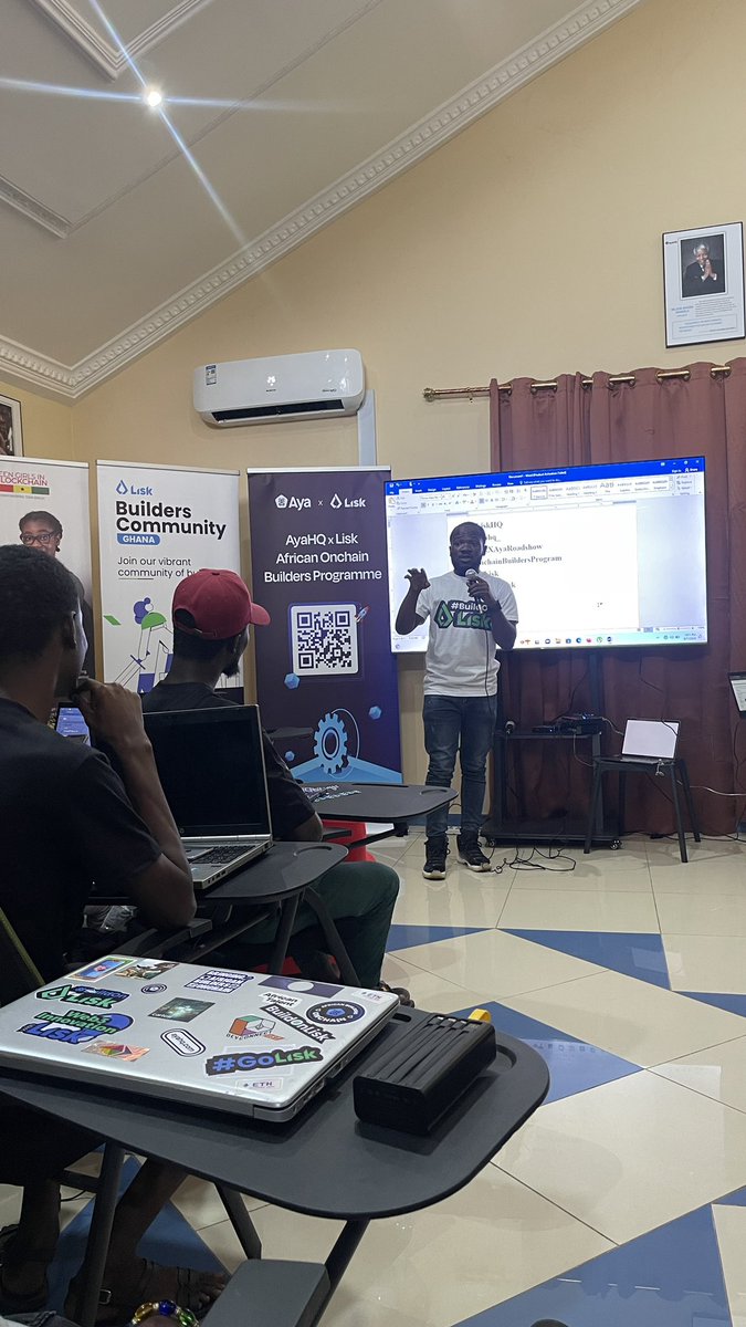 wansyde_x's tweet image. @LiskHQ
@ayahq
#LiskXAyaRoadshow
#OnchainBuildersProgram
#GoLisk
#BuildonLisk #LiskGhana