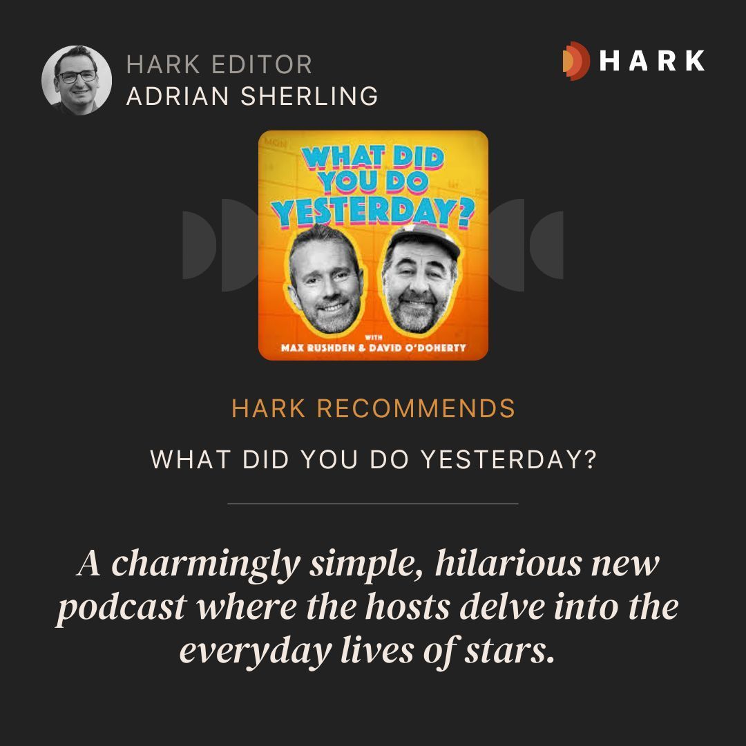 HarkAudio's tweet photo. HARK RECOMMENDS
What Did You Do Yesterday?

@Sherls names this charmingly simple show as his favorite new podcast. Hosts @maxrushden and @phlaimeaux ask a guest what they did the day before in a LOT of detail... and it's wonderfully entertaining.

https://t.co/bvkXVBq1TM https://t.co/0fkPmjlWFE