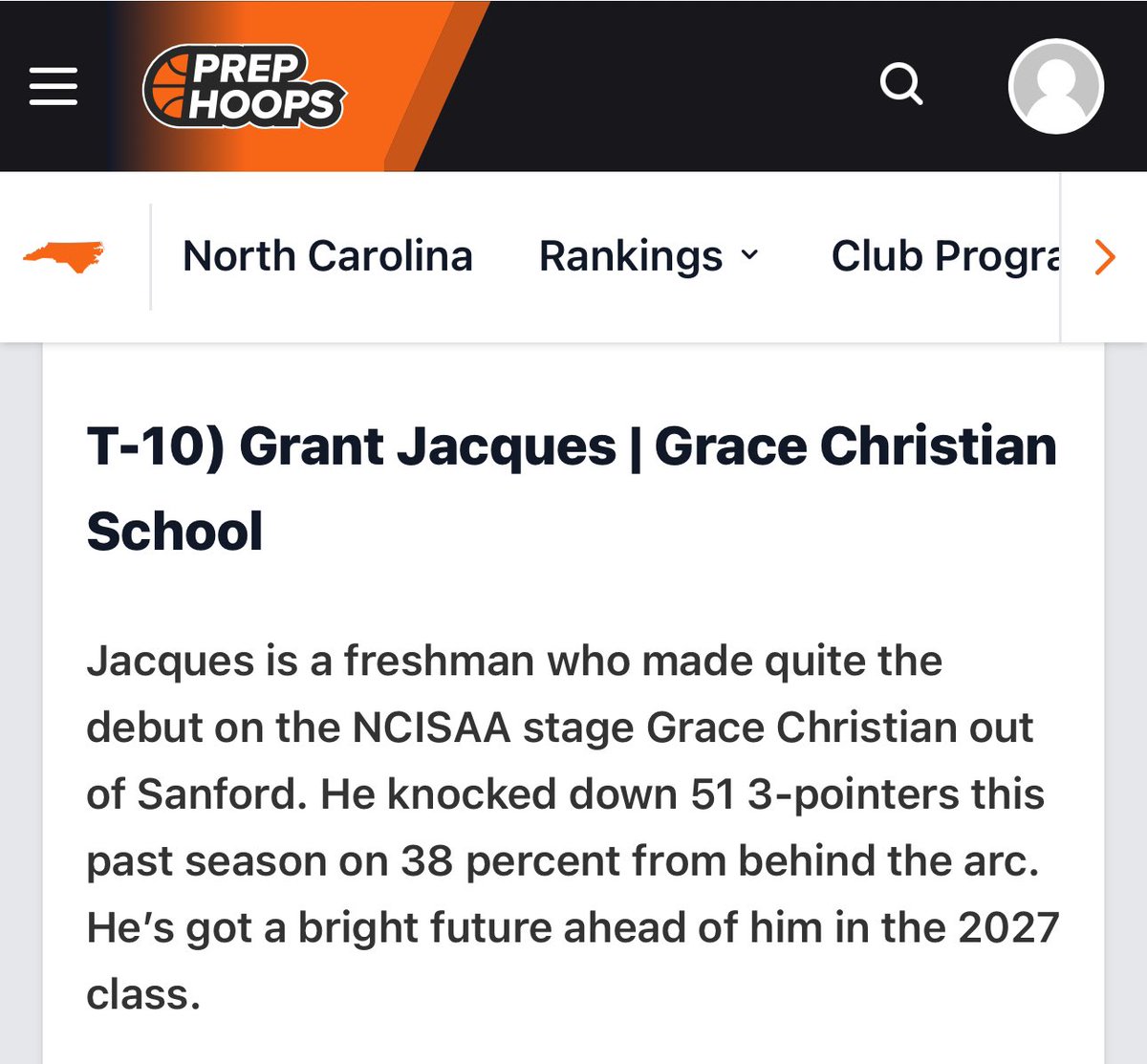 Thank you for the write up <a href="/PrepHoopsNC/">Prep Hoops North Carolina</a> !  <a href="/twosix19/">Coach Troy</a> <a href="/CoachHadlock/">Troy Hadlock</a> <a href="/CoachPatWalton/">Patrick Walton</a> <a href="/TTNCBC/">Triple Threat NC Basketball Center</a> <a href="/RisingPros05/">Rising Pros Training</a> <a href="/CoachFreesman/">Zack Freesman</a> <a href="/ty1ewis/">Tyler Lewis</a> <a href="/BZhoops12/">Bradley McDougald</a>