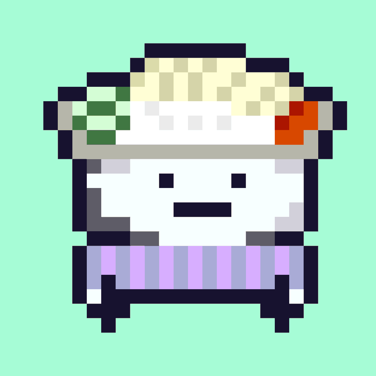 STELLARMON

Passion: Celestron
Monster Type: Foodon
Headgear: Chicken Rice
Top: Lilac
Size: Chogata Kaiju (XL)