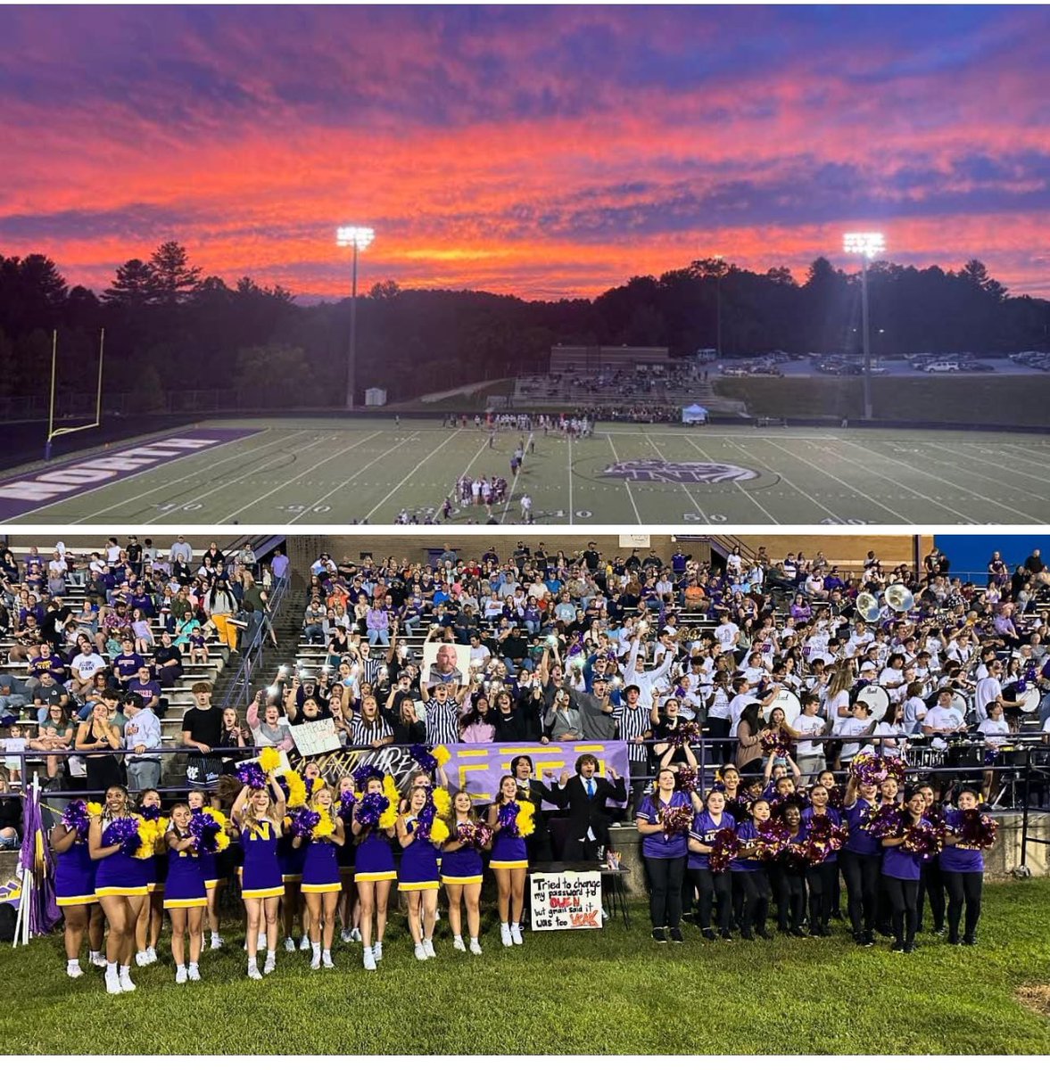 On a beautiful night in Glen C. Marlow Stadium, North Henderson defeats Owen 36-6. Go Knights!
