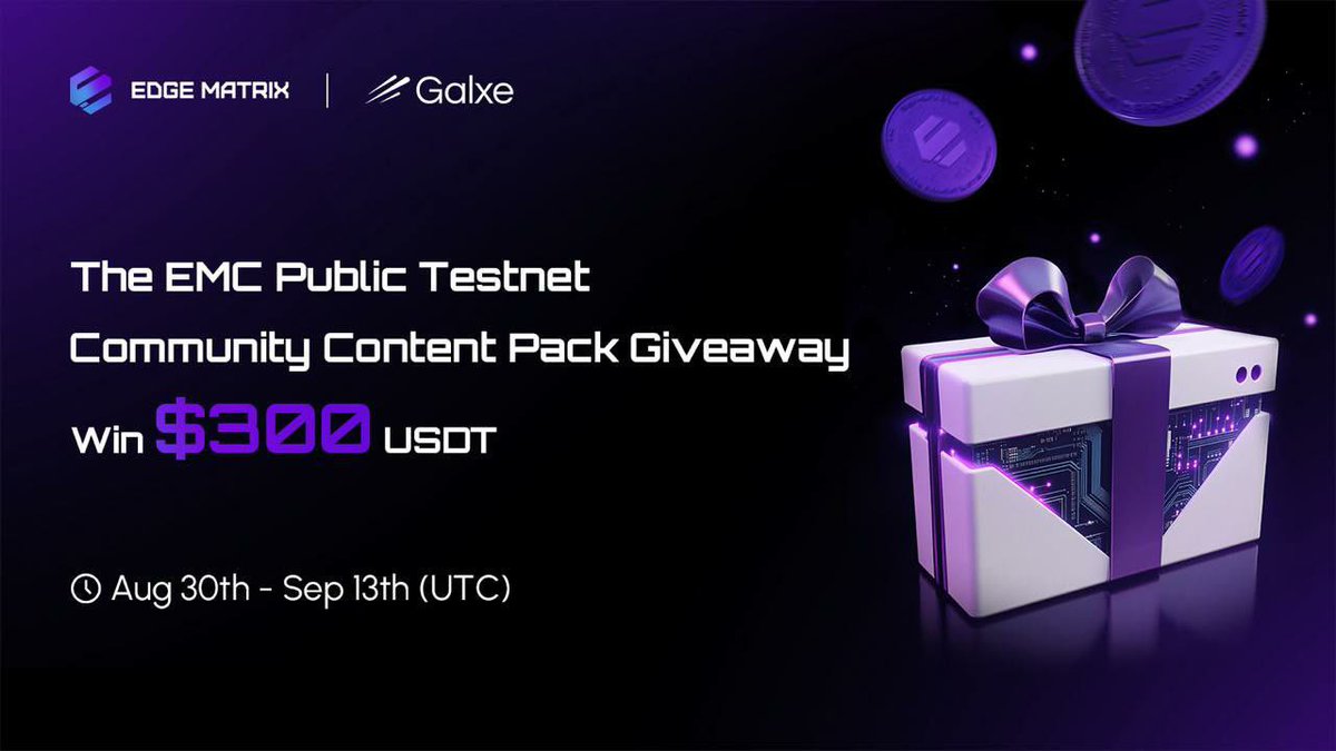 Coincomedyy's tweet image. 🚨 Airdrop: Edge Matrix 
🔥 Total Pool: 300 $USDT
🚧 Rating: ⭐️⭐️⭐️⭐️⭐️ 
📅 End Date: 13 September 2024

🤖 Airdrop Link: app.galxe.com/quest/edgematr…

#Airdrop #EdgeMatrix