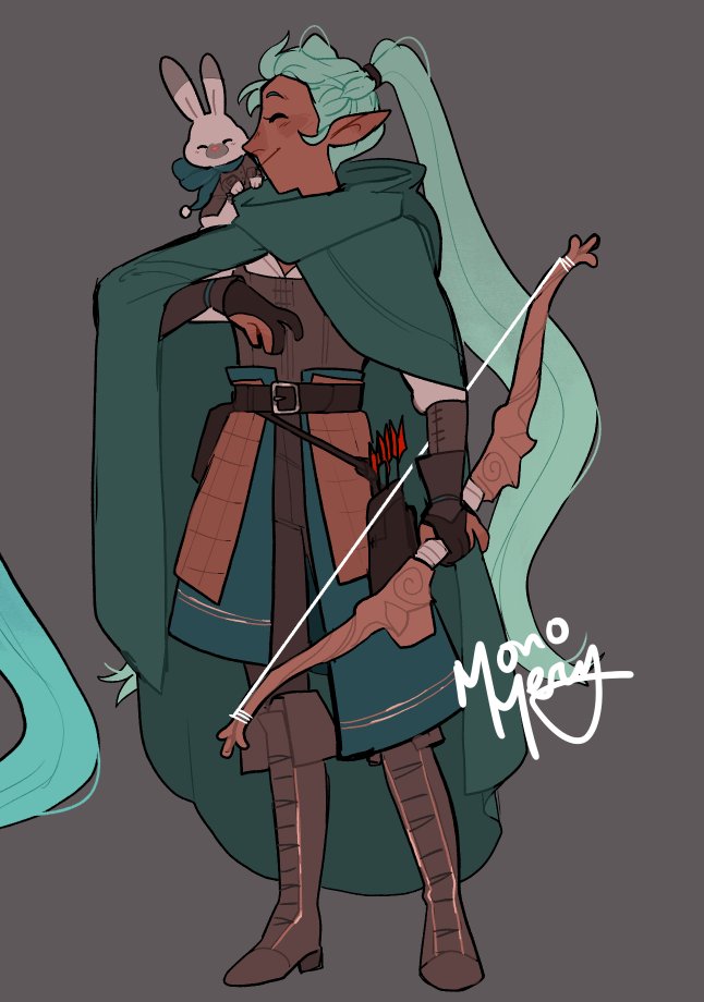 half elf ranger miku 🤌