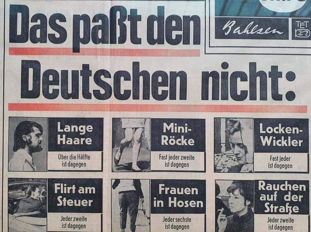 Was den Deutschen so alles nicht passt(e):