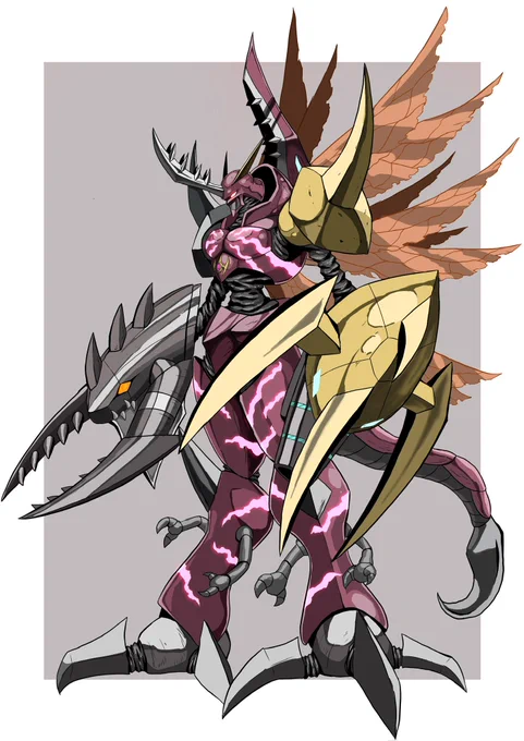 オリジナルデジモン インペリアルオメガモン オメガビートモン オメガモン-絆- #TLを素立ちでいっぱいにしよう