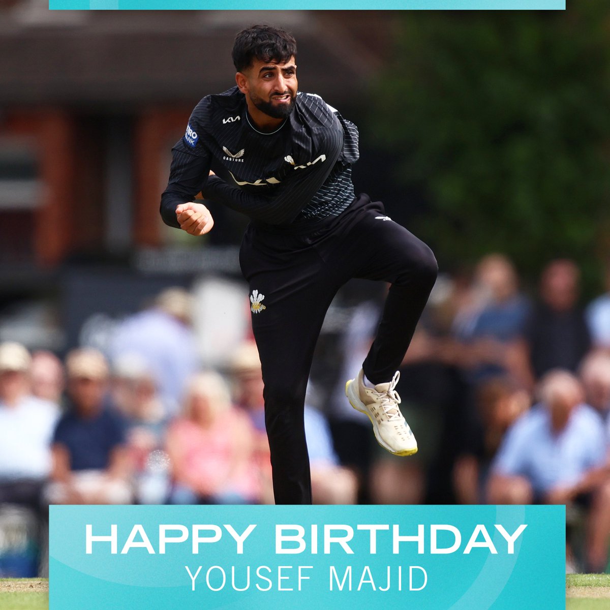 Happy 21st Birthday to Surrey spin bowler Yousef Majid! 🎂

Have a great day! 🥳

🤎 | #SurreyCricket