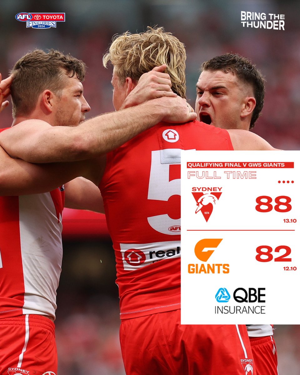 WHAT AN ENDING. WHAT A TEAM. #Bloods
