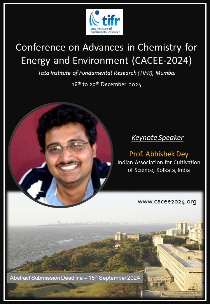 CACEE TIFR (@cacee2024) on Twitter photo Prof. Abhishek Dey <a href="/DeyIACS/">Abhishek Dey</a> from <a href="/iacskolkata/">Indian Association for the Cultivation of Science</a> designs metallo-porphyrin complexes to mimic enzyme active sites. From N₂, CO₂, and NOₓ reduction to water oxidation, they aim to valorize industrial waste.
Register at cacee.org #chemistry
<a href="/VPolshettiwar/">Vivek Polshettiwar</a> Prof. Abhishek Dey <a href="/DeyIACS/">Abhishek Dey</a> from <a href="/iacskolkata/">Indian Association for the Cultivation of Science</a> designs metallo-porphyrin complexes to mimic enzyme active sites. From N₂, CO₂, and NOₓ reduction to water oxidation, they aim to valorize industrial waste.
Register at cacee.org #chemistry
<a href="/VPolshettiwar/">Vivek Polshettiwar</a>