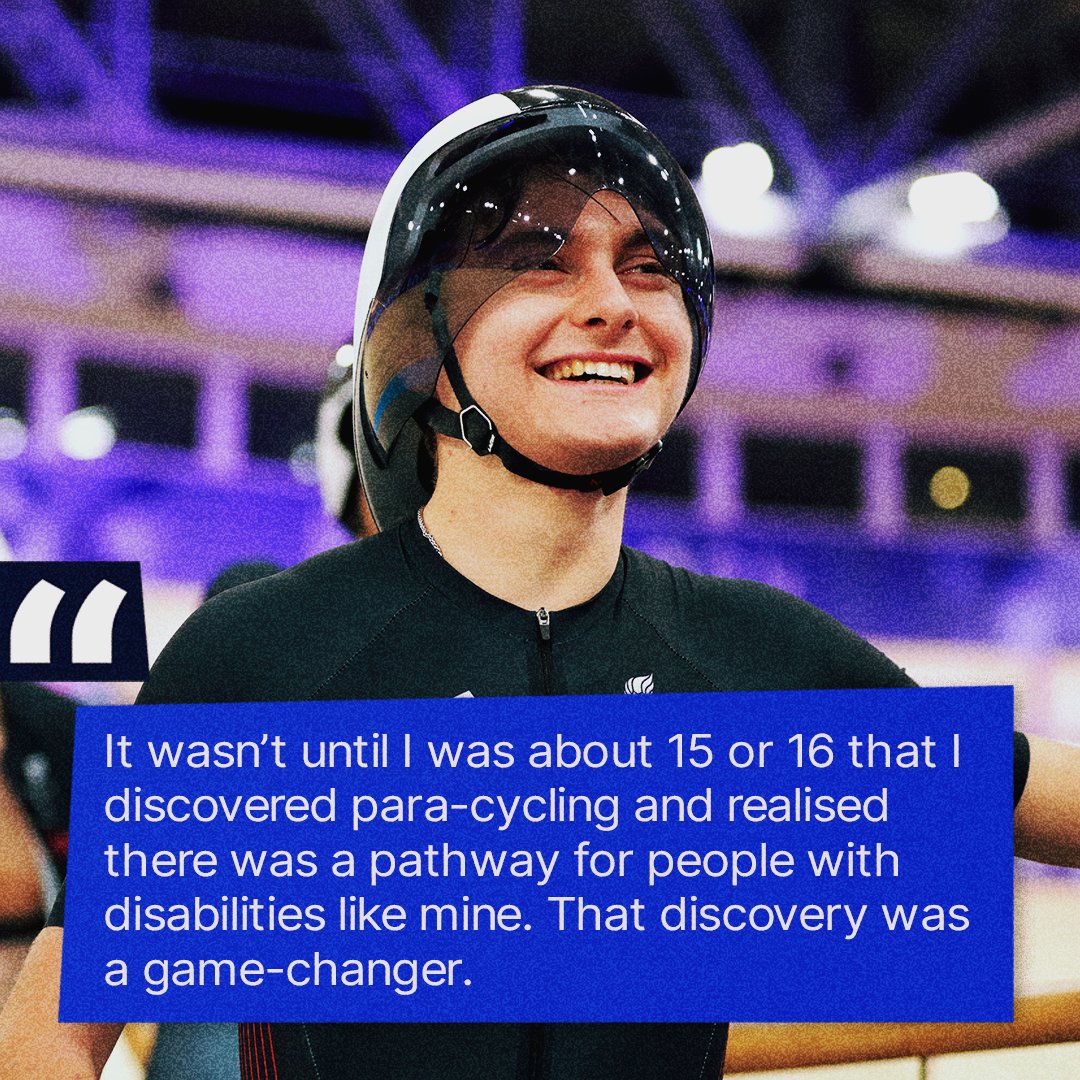 BritishCycling's tweet photo. 💬 "I discovered para-cycling and realised there was a pathway for people with disabilities like mine."
Matthew Robertson gives his insight into his journey to become a Paralympian ⬇️
#Paris2024 #Paralympics #IAmLimitless
