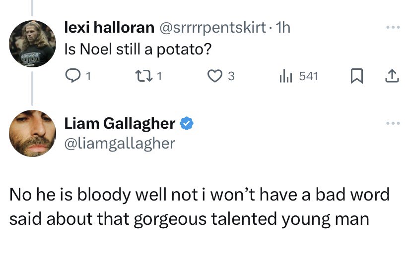 Liam Gallagher Fans Club tweet media