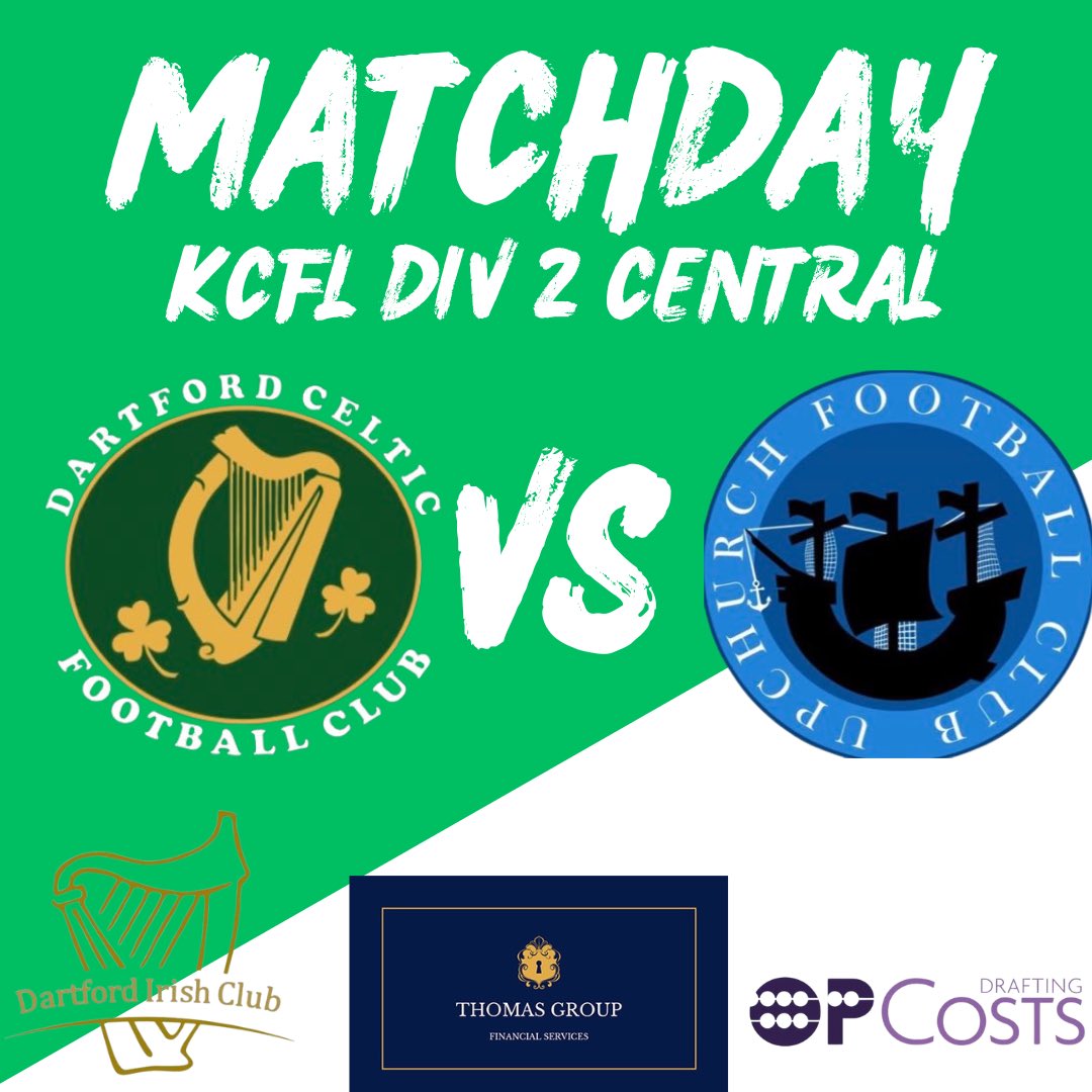MATCHDAY! 

🆚<a href="/upchurchfc2022/">Upchurch FC</a> 
⏰2:45PM KO
🏟️ Hall Place, Bexley, DA5 1PQ

Up the Celts! ☘️☘️