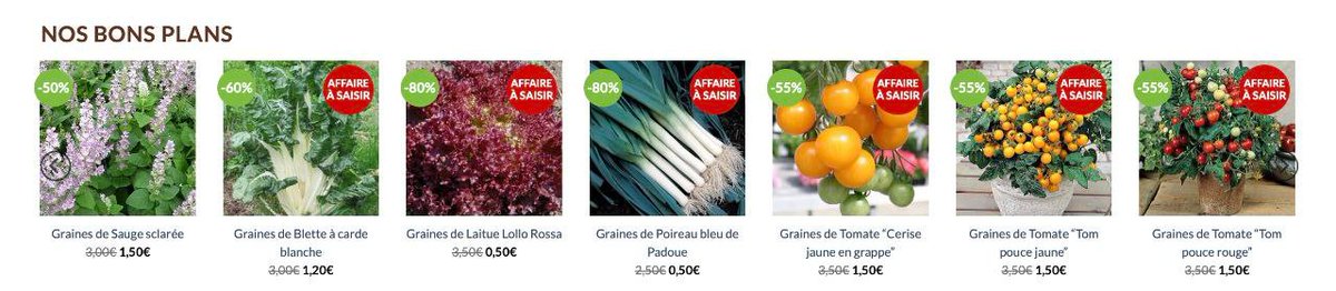 💥 Nos bons plans du moment : promotions exceptionnelles sur une sélection de 15 graines du potager.🫛🍅
aubonsens.fr/categorie-prod…

Cultivez votre jardin avec Au Bon Sens 👨🏻‍🌾
aubonsens.fr/categorie-prod…