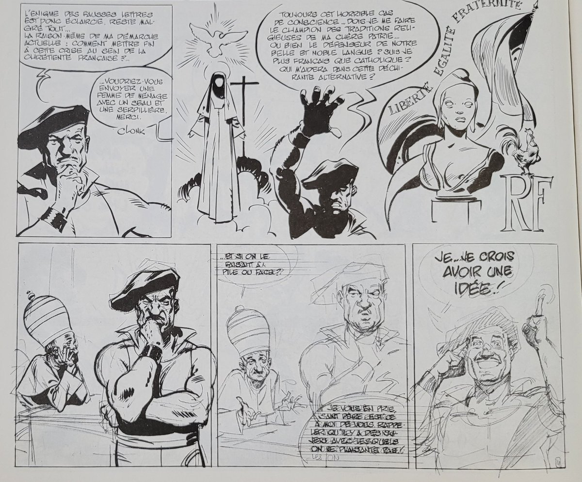 Bobem20's tweet photo. 7 septembre 1977: Dominique Vallet, alias Alexis, décéde d'une rupture d'anévrisme à l'âge de 30 ans, alors qu'il terminait le premier Superdupont.
Gotlib, dévasté, dessinera la fin
de l'histoire, mais la planche inachevée sera insérée telle quelle dans l'album.
💔💔💔
#Alexis https://t.co/DezkorukI1