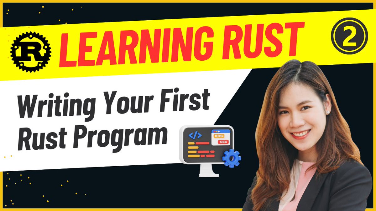 skillbakery's tweet photo. 🚀🦀 Ready to write your first Rust program? 🌟 Check out our step-by-step tutorial and get started with Rust today! 🛠️📚💻

🎥 Watch now: [https://t.co/YUJuphKJkQ] 🎬

#developers #RustLang #firstprogram #webdevelopment #codingtutorial #webdevsaturday #skillbakerystudio 🌟 https://t.co/RA2pRVA9fo