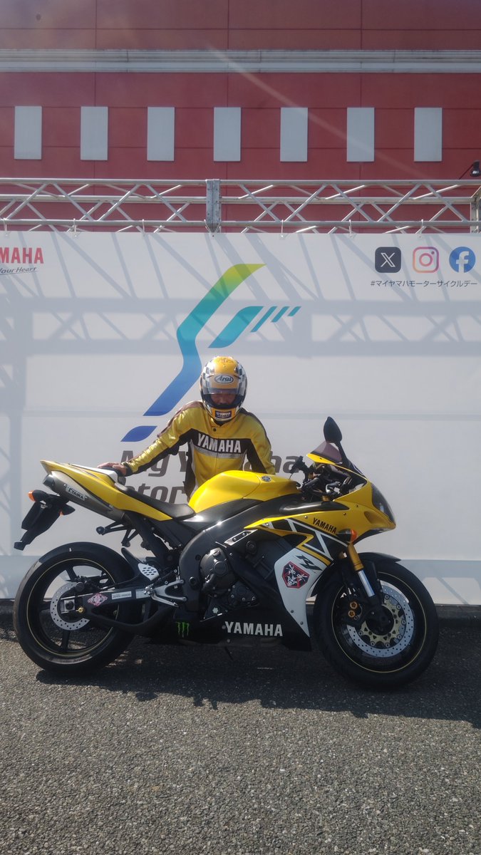 kinutabito's tweet image. 今日は、My Yamaha Motorcycle Day2024 
ヤマハ祭りに行ってきた。超暑かったけど、楽しかったなり(=^ェ^=)
#マイヤマハモーターサイクルデー 
#あつまれヤマハ乗り