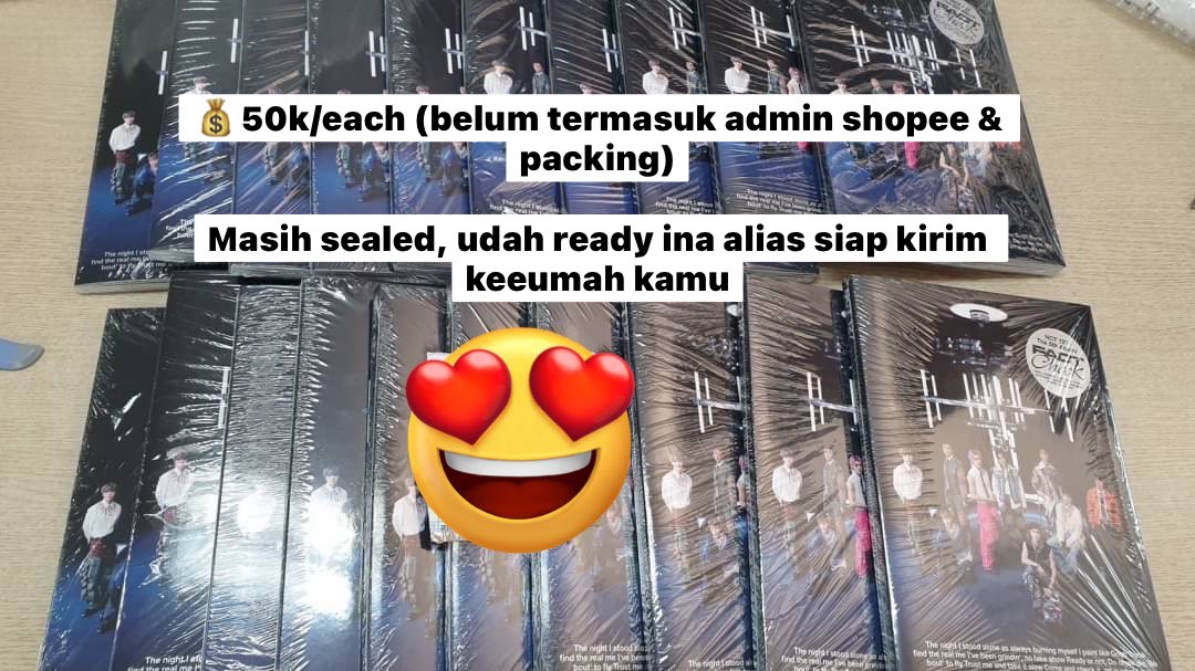 awbwubwu's tweet photo. Help RT🙏

✨WTS ALBUM TAEYONG TAP & ALBUM NCT 127 FACT CHECK CHANDELIER VER✨

ALBUM TAEYONG
Photobook ver💰70k
Digipack ver 💰 40k
Pc benefit 💰30k

ALBUM FACT CHECK
Chandelier ver💰50k

Semuanyaa ready banyakk.. harga yang tertera diatas kalo kamu tf manual seharga barang, co shopee buat packing & admin aja

✅ masi sealed
✅ siap kirim kerumah kamu