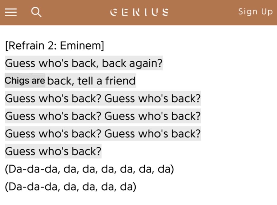 OldChigs_FC's tweet photo. It was Eminem who said it best, rapping specifically about the mighty Chigs

#UTC #UpTheChigs https://t.co/DpZVT818fG