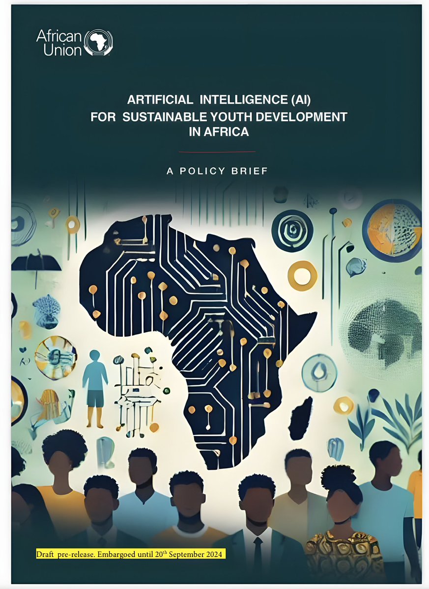 ‼️More highlights from our new policy brief on Artificial Intelligence for Sustainable Youth Development in Africa‼️

Launching 20 September. Stay tuned. 

#AIYouthPolicy #YoungPeopleAtTheTable
