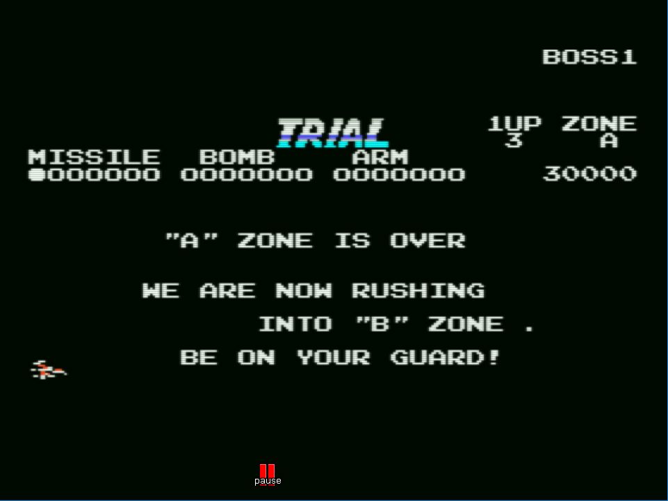 TKZ80's tweet photo. MSX1でスクロールしてみたかった
NonTitle / TRIAL program
（妄想ダライアス）

https://t.co/sF3uGrb6dr
V38
・起動時に CREDIT音を追加
・BOSS背景色を微調整
・ZONE IS OVER 表示を追加

WebMSXで試す
https://t.co/wfJSbBsAt7
MSX1用 DEMO
操作できますがゲームではありません

#MSX #MSXDOS https://t.co/Hb81Rr7Dhz