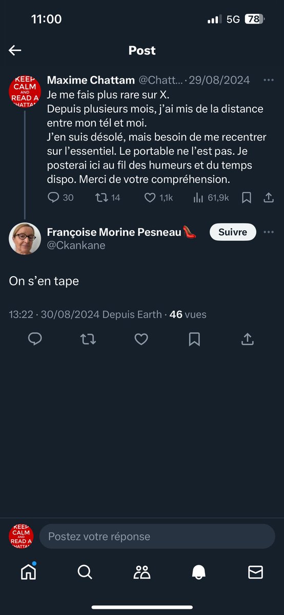 Maxime Chattam tweet media