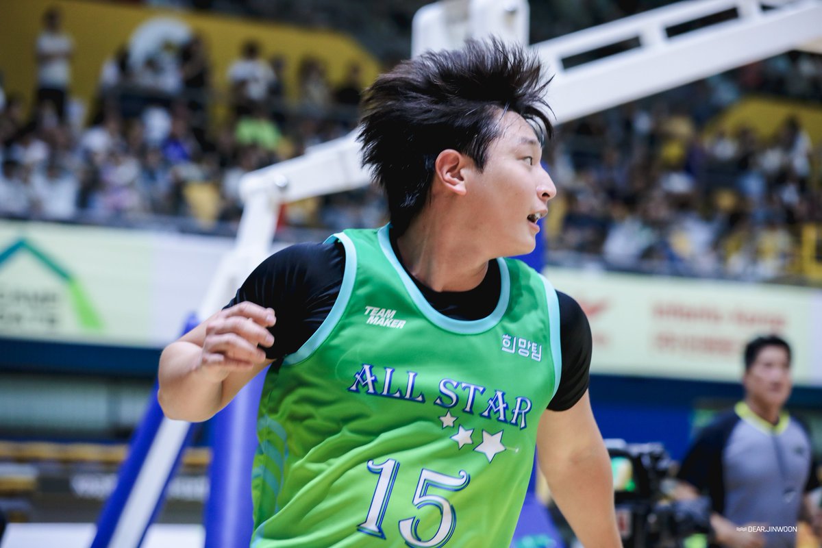 DEAR_JINWOON's tweet image. 240907 희망농구 🏀⛹️‍♂️

#정진운 #진운 #JINWOON