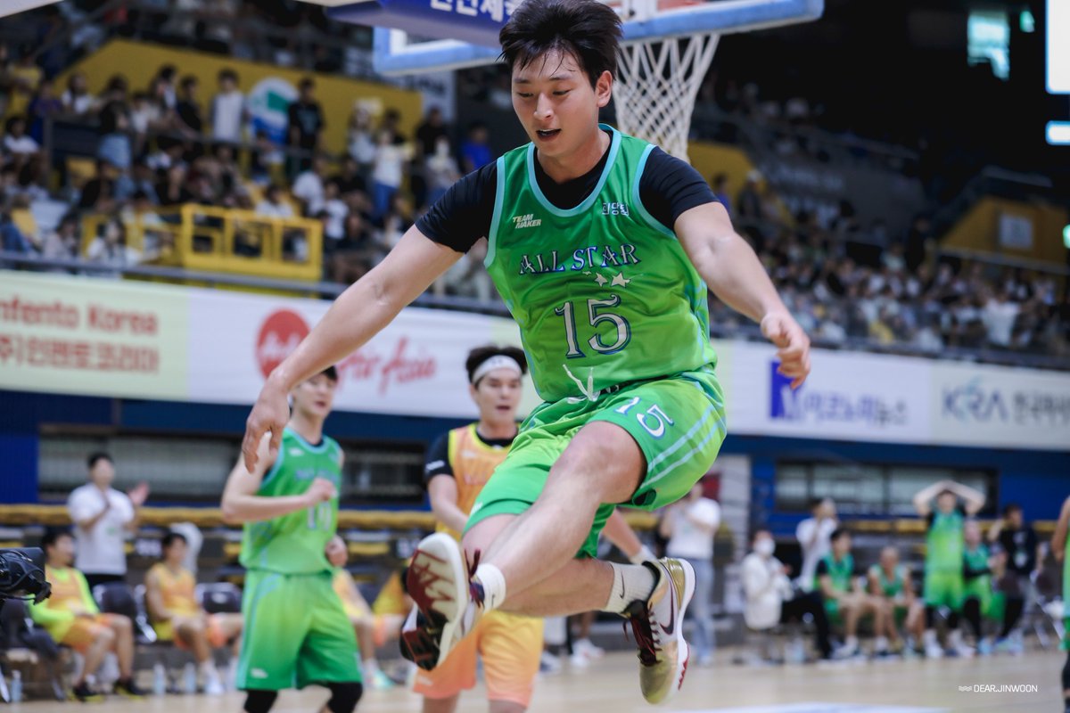 DEAR_JINWOON's tweet image. 240907 희망농구 🏀⛹️‍♂️

#정진운 #진운 #JINWOON